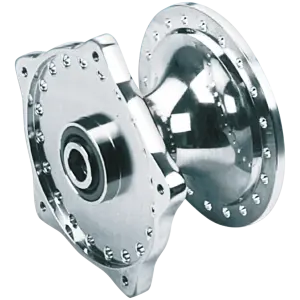CHROME FRONT HUB 1974-1977 FX & SPORTSTER GZP Front hub single disc XL74-77, FX74-