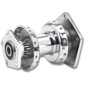 FRONT AND REAR WHEEL HUBS GZP Rear hub assy FLH/T86-99 chrome