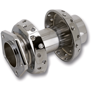 FRONT AND REAR WHEEL HUBS GZP Chrome Front hub SF Softail 00-up