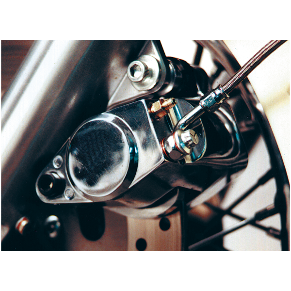 FRONT BRAKE CALIPERS 1984-1999 STYLE GZP Chrome dual front caliper kit 84-