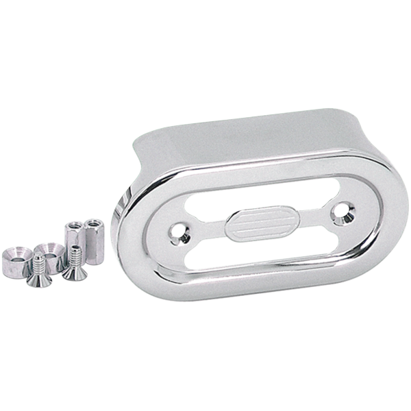 CHROME PLATED OVAL SHAPED REGULATOR COVERS GZP Chrome regulator cover F*ST89-99