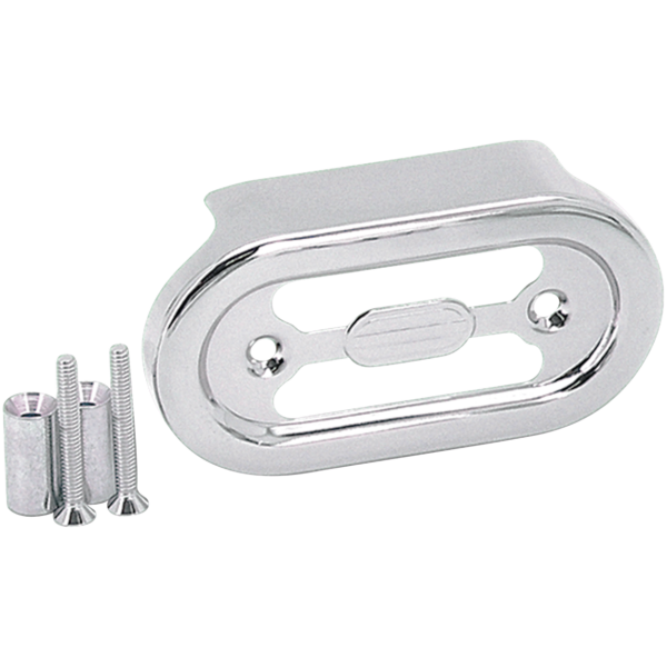 CHROME PLATED OVAL SHAPED REGULATOR COVERS GZP Chrome regulator cover FXD91-03