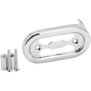 CHROME PLATED OVAL SHAPED REGULATOR COVERS GZP Chrome regulator cover XL85-03