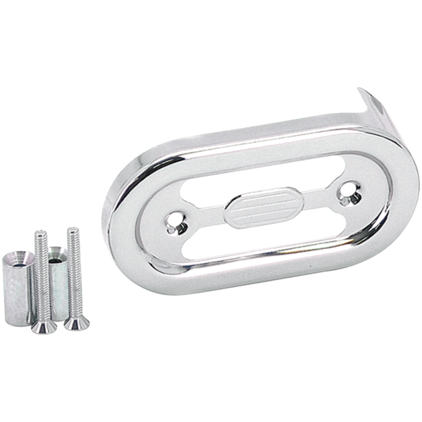 CHROME PLATED OVAL SHAPED REGULATOR COVERS GZP Chrome regulator cover XL85-03