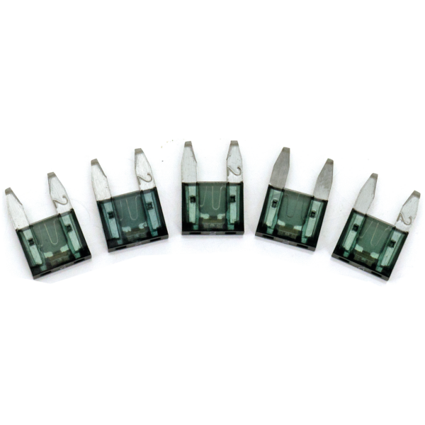 TELL-TALE BLADE TYPE MINI FUSES GZP 5pck Mini Led detector fuse gray 2A