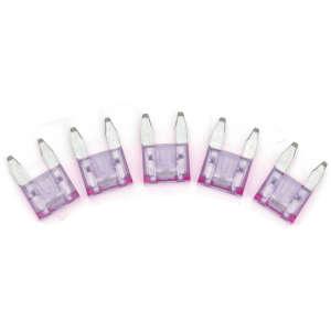 TELL-TALE BLADE TYPE MINI FUSES GZP 5pck Mini Led detectr fuse violet 3A