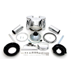 HEADLIGHT HOUSING CONVERSION KIT FOR HERITAGE SOFTAIL AND FAT BOY GZP Chr 7" headlight nacelle kit DOT app