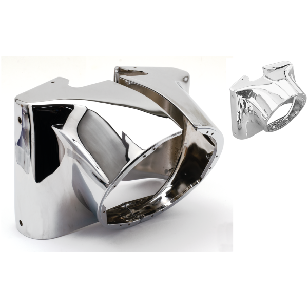 HEADLIGHT HOUSING CONVERSION KIT FOR HERITAGE SOFTAIL AND FAT BOY GZP Headlight housing FL #67847-60&67848
