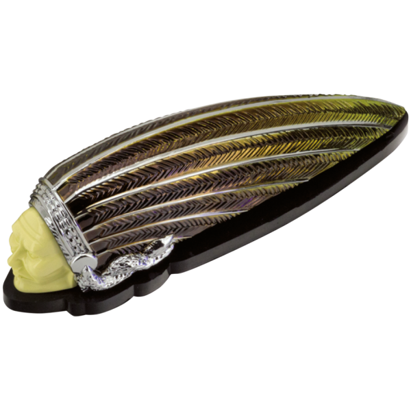 INDIAN HEAD FENDER LIGHTS GZP Gold Indian fender light Ivory lens