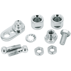 CHROME TURN SIGNAL SWIVEL KIT GZP Chrome front turn signal swivel k