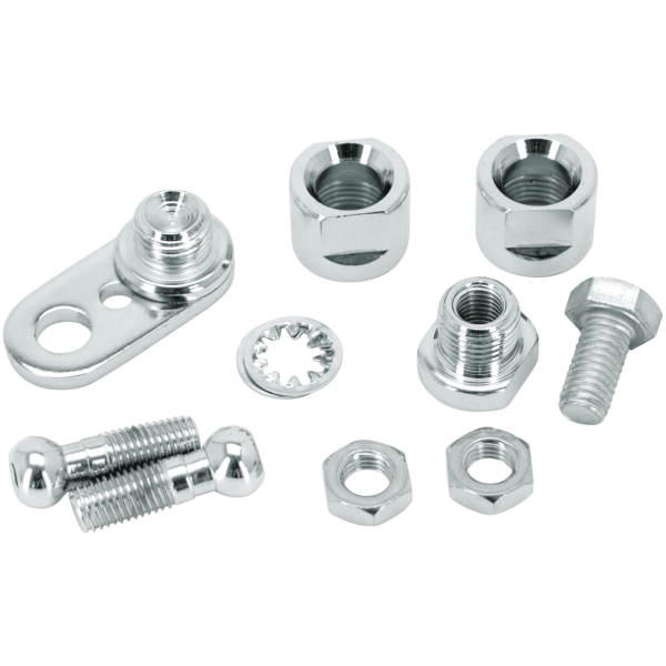 CHROME TURN SIGNAL SWIVEL KIT GZP Chrome front turn signal swivel k