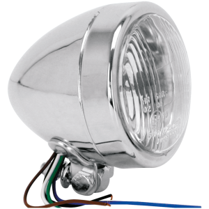 4 1/2" BOTTOM MOUNT HEADLIGHT GZP Chrome headlight 4.5" bottom mnt T