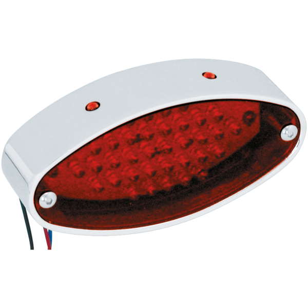 BILLET ALUMINUM LED CAT-EYE TAILLIGHT GZP Chrome billet LED cateye tailligh