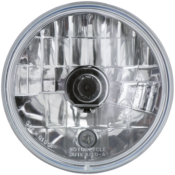 ZODIAC'S E-APPROVED DIAMOND CUT HEADLIGHT UNIT GZP EU 5.75" Diamondcut H4 unit w/bulb&p