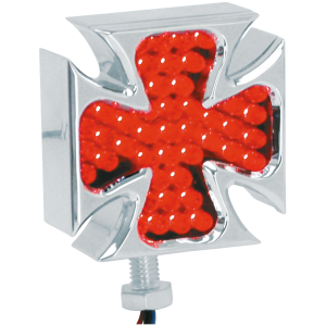GZP Chrome Maltese marker lights red LED