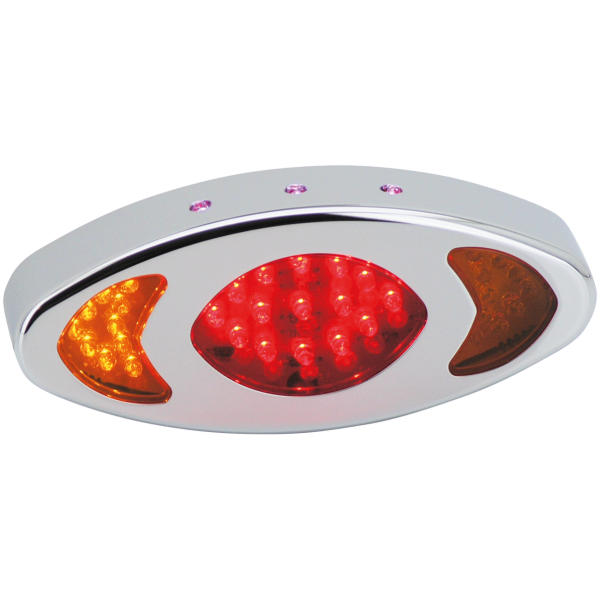 GZP Chrome red eye taillight with turnsi
