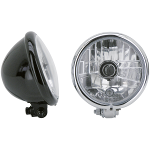 5 3/4" BOTTOM MOUNT HEADLIGHTS GZP Chr duo 5.75" headlight