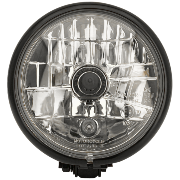 5 3/4" BOTTOM MOUNT HEADLIGHTS GZP Blk matt duo 5.75" headlight