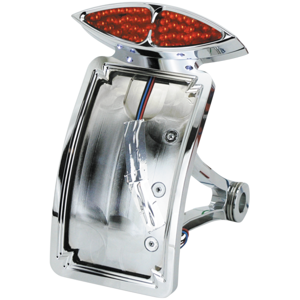 CYCLOPS SIDE MOUNT & FENDER MOUNT LICENSE PLATE BRACKETS WITH LED TAILLIGHT GZP Cyclops LED sidemount taillight Radi