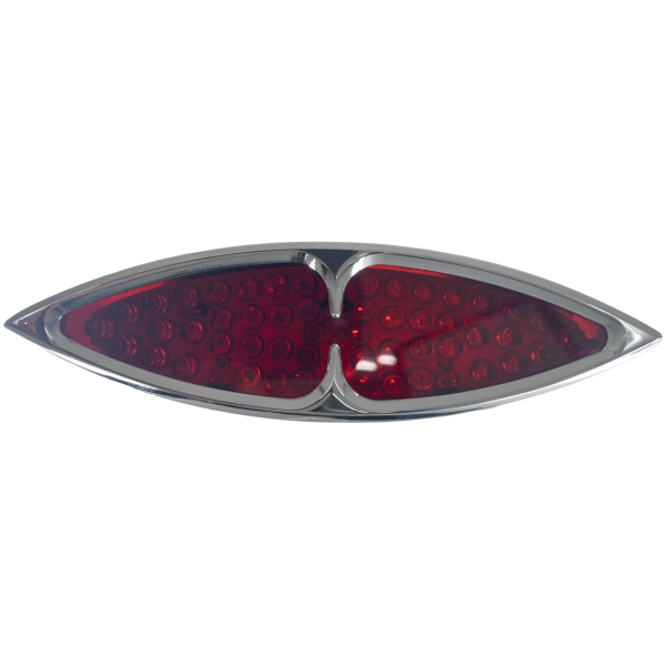 CYCLOPS SIDE MOUNT & FENDER MOUNT LICENSE PLATE BRACKETS WITH LED TAILLIGHT GZP Cyclops chrome taillight