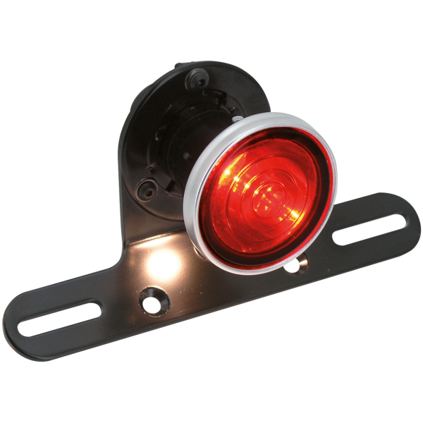 CLASSIC TAILLIGHTS GZP Classic 2" black round taillight w/l
