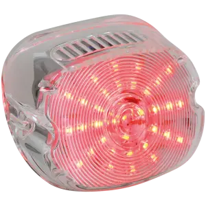 EU-APPROVED  LowPro H-D LED taillight clear lens