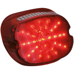 EU-APPROVED LowPro H-D LED taillight red lens E-