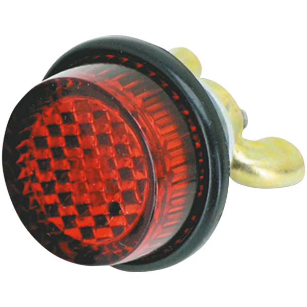 UNIVERSAL RED BOLT-ON REFLECTORS GZP Red bolt-on round reflector 20mm dia