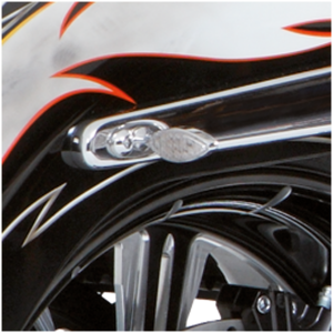 EU APPROVED LED MINI TURN SIGNALS GZP Mini clearlens LED markerlights E-ap