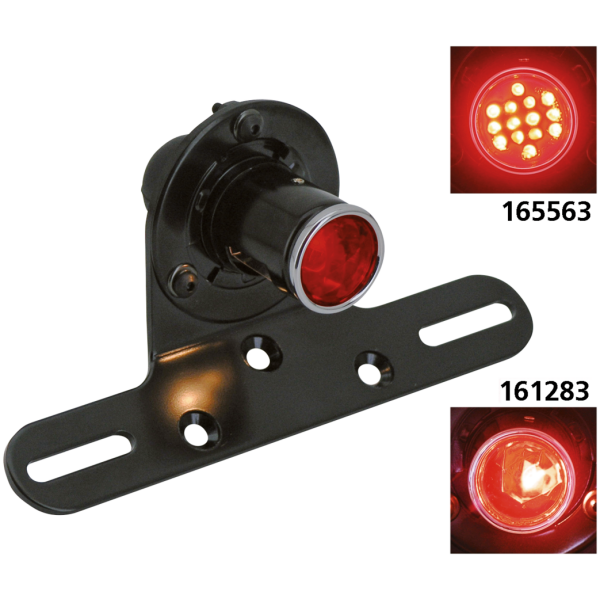 CLASSIC TAILLIGHTS GZP Black classic 1" LED taillight E-app