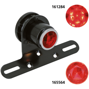CLASSIC TAILLIGHTS GZP Classic 1.5" LED black taillight E-a