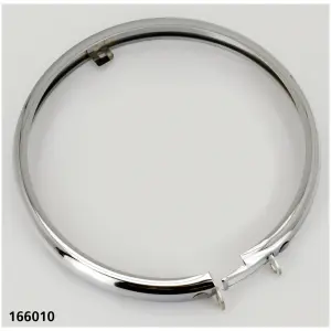 SPRINGER STYLE HEADLIGHT LATE MODEL GZP Rim for springer headlamp Chr. #6771