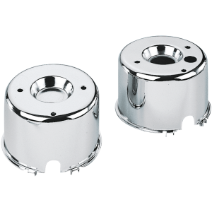 CHROME SPEEDO AND TACHO COVER SET GZP Cover H-Bar mount speedo FX/XL 83