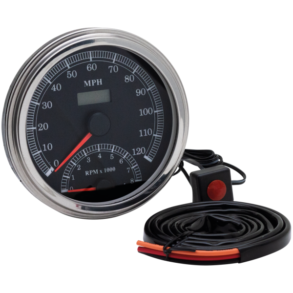 CABLE DRIVEN ELECTRONIC SPEEDO/TACHO FOR 1947-1995 GZP Electr.Speedo/Tacho for 47up FatBob