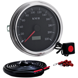 CABLE DRIVEN ELECTRONIC SPEEDO FOR 1947 TO PRESENT DASH GZP Electronic Speedo for 47up FatBob KP