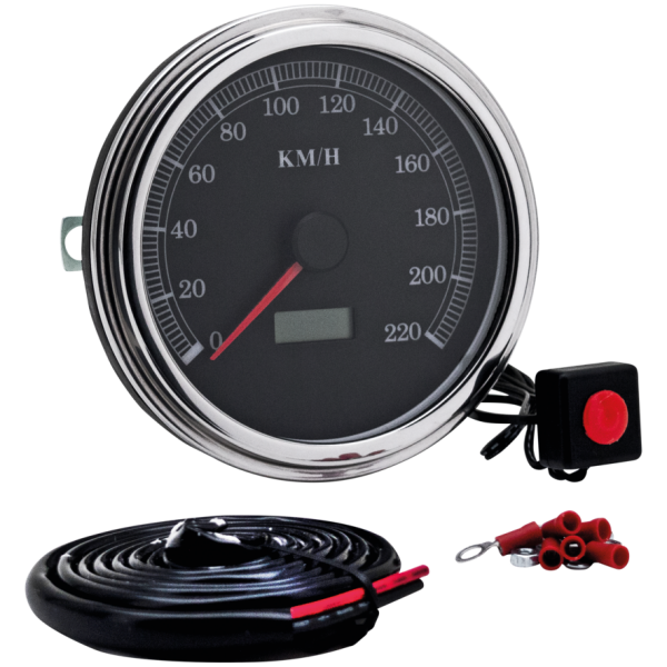CABLE DRIVEN ELECTRONIC SPEEDO FOR 1947 TO PRESENT DASH GZP Electronic Speedo for 47up FatBob KP