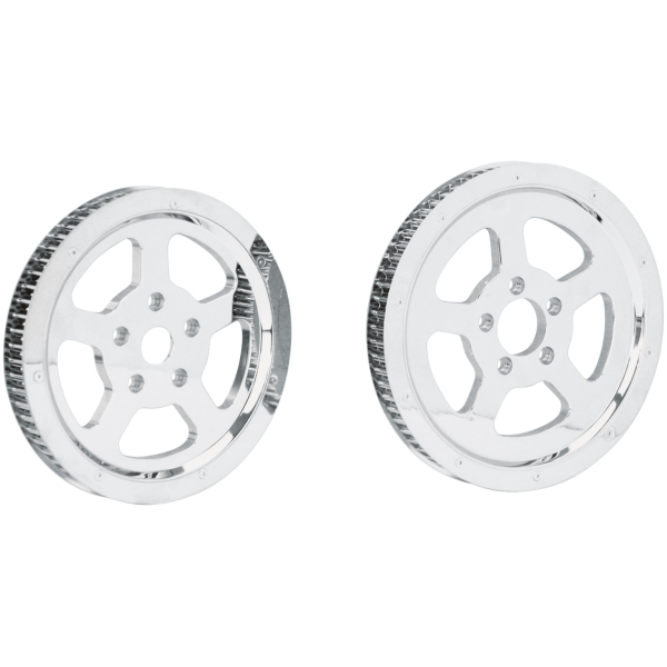 NARROW 1 1/8" ALUMINUM REAR BELT PULLEYS FOR BIG TWIN GZP Belt pulley BT84-99 65Tx1.125"