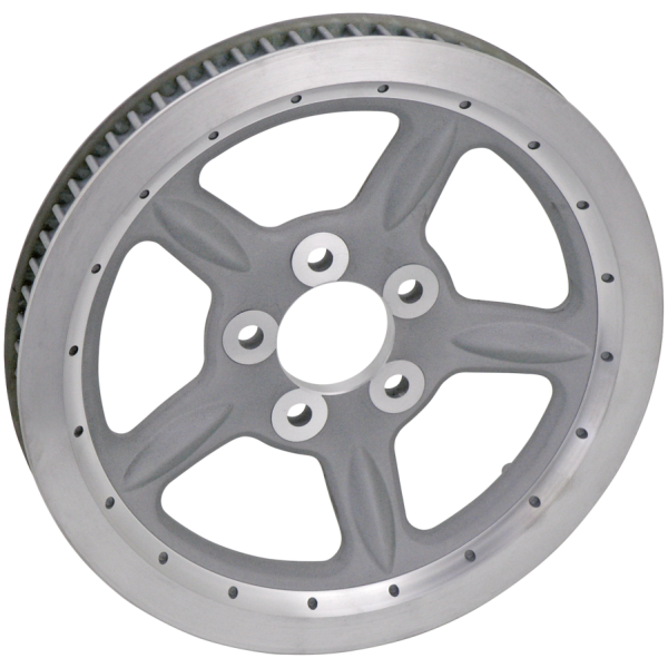 STOCK REPLACEMENT REAR WHEEL BELT PULLEYS GZP rr pulley silver FXD00-05 70T 1.125"
