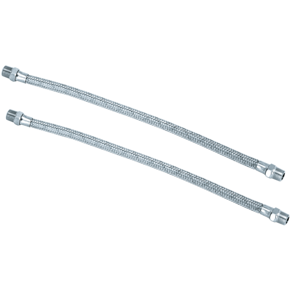 BRAIDED STAINLESS STEEL ROCKER OIL LINES Braided Steel Rocker Oil Lines XL57-85