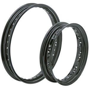 BLACK POWDER COATED RIMS Rim black powdercoated 2.50x19 40H