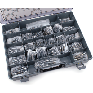 CHROME PLATED ALLEN HEAD SCREWS ASSORTMENT (1) Ass. tray allen head screws chrome UNF