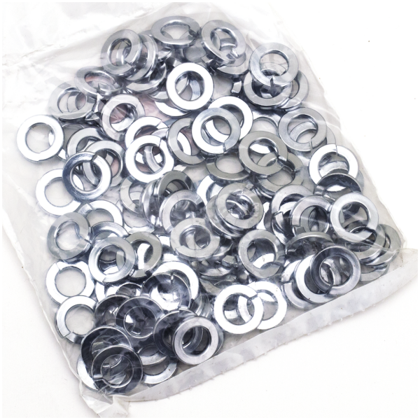 CHROME PLATED NUTS AND WASHERS ASSORTMENT 100pck Chrome lock washer 3/8