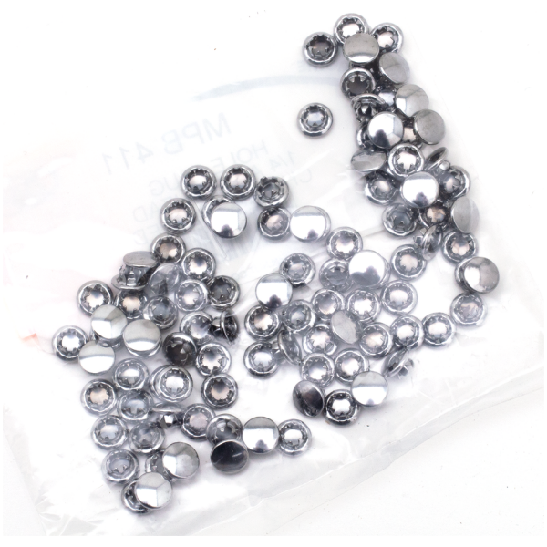 ASSORTMENT TRAY ALLEN HOLE PLUGS 100pck Allen hole plugs 1/4 chrome