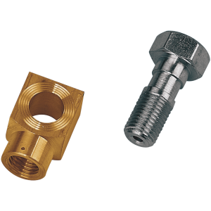 WHEEL CYLINDER SWIVEL FITTING AND BOLT Wheel cylinder bolt zinc plated 58-72 HD