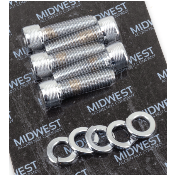 CHROME PLATED SPROCKET & PULLEY BOLTS & SCREWS Sprocket bolt kit XL79-91 cast wheel