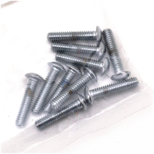 CHROME PLATED BUTTON HEAD ALLEN SCREWS ASSORTMENT 10pck Button head screws 8-32x3/4 UNC