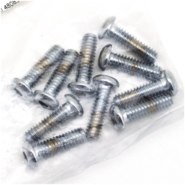 CHROME PLATED BUTTON HEAD ALLEN SCREWS ASSORTMENT 10pck Button head screws 1/4x20x7/8 UNC