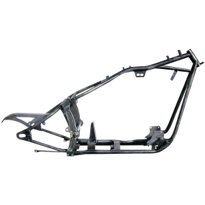 ZODIAC'S "SUPER-ASS" EVOLUTION SOFTAIL STYLE FRAME KIT Rear axle SuperAss w/washer & nut chrome