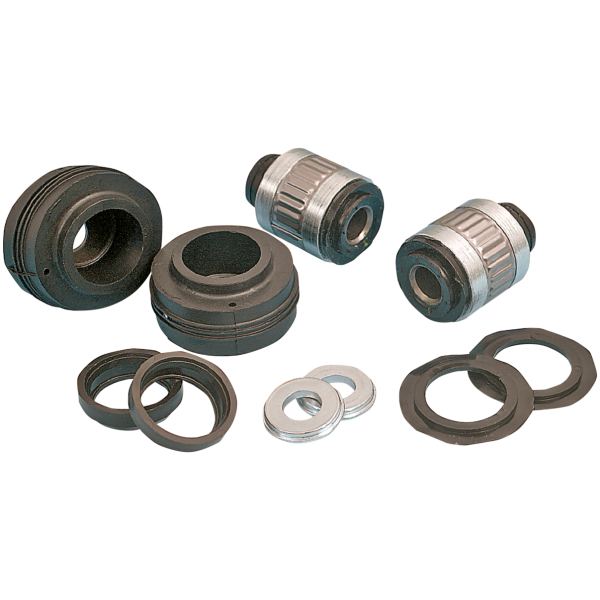 SWINGARM MOUNTING KIT FOR FXR AND TOURING Rubber & washer set FXR+FLH Swingar