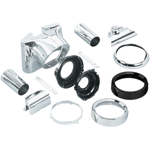 HEADLIGHT HOUSING CONVERSION KIT FOR HERITAGE SOFTAIL AND FAT BOY GZP Headlight conv. kit FLST/C/F86-06